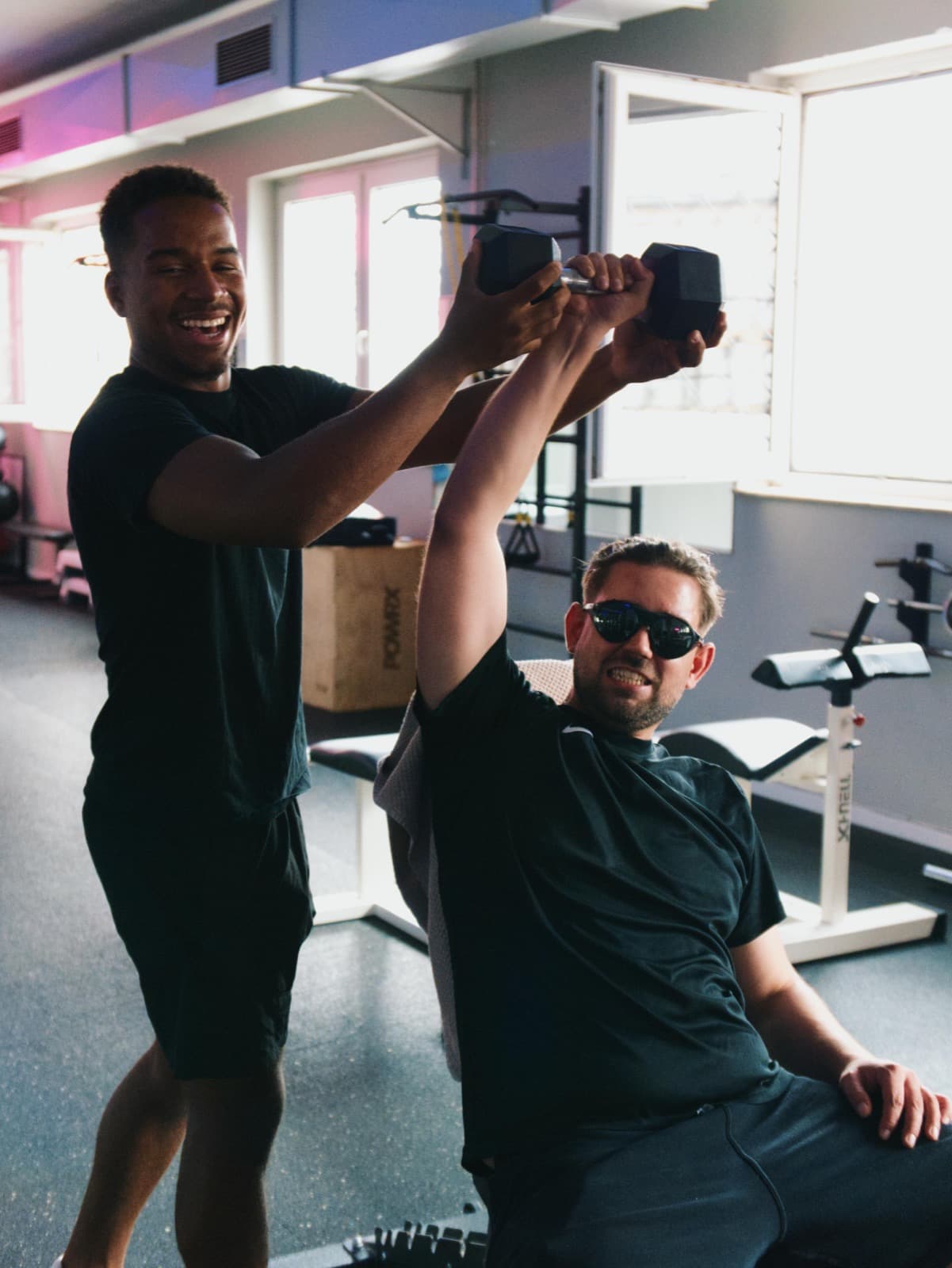 Trainingseinheit bei Chidera Athletics